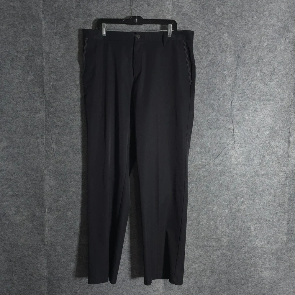 Adidas Golf Pants Mens 36x34‎ Black ClimaCool Stretch Performance AE7002 Solid